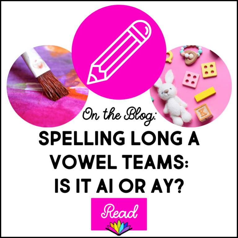 Spelling Long A Vowel Teams like a champ: Is it AI or AY?