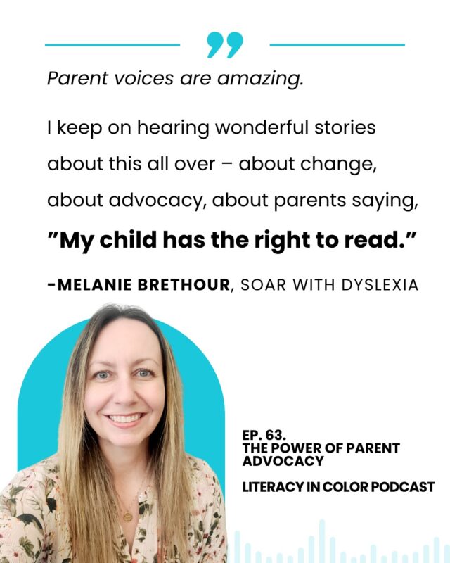 October is Dyslexia Awareness Month — and this bonus episode is targeted for parents! 

I’m joined by Melanie Brethour, founder of Soar with Dyslexia and Decoding Dyslexia Quebec.

Inspired by her son’s journey, Melanie has become a powerful voice for change — helping families and schools bridge understanding and action.

We talk about:
✨ The danger of the “wait to fail” model
✨ How parents can advocate early and effectively
✨ Why reading is a human right
✨ And how teacher–parent collaboration can change everything

This episode is a reminder that awareness is just the first step.

ACTION is what changes lives.

Comment PARENT for a link 🔗 to listen — and for the whole Dyslexia Awareness Playlist!

#literacyincolor #literacyincolorpodcast #podcast #educationpodcast #podcastforteachers #podcastforeducators #dyslexia #dyslexiaawareness #dyslexiaawarenessmonth #dyslexic #dyslexiaadvocate #parentadvocacy #decodingdyslexia #decodingdyslexisquebec